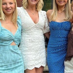 Alexis White Lace Mini Dress